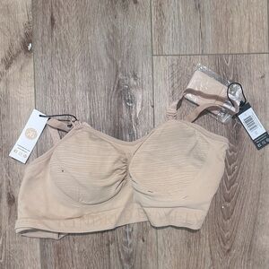 Kindred Bravely Sublime Hands Free Pumping & Nursing Bra Tan Size Large